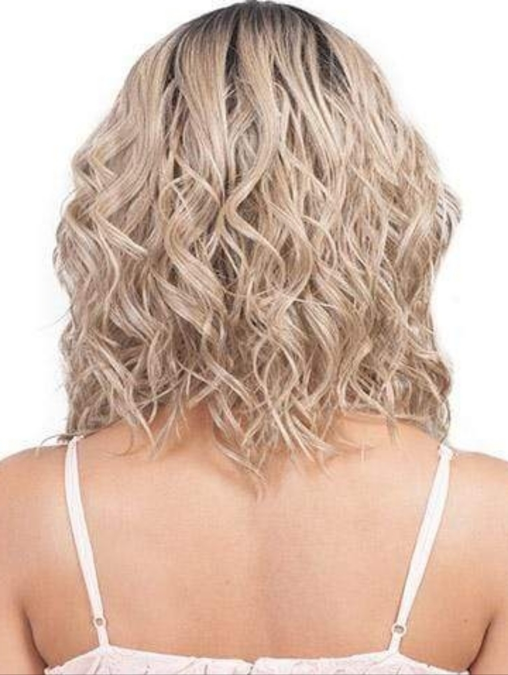 Bobbi Boss Blonde Wavy Bob Synthetic Wig